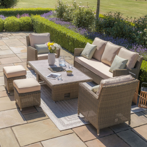 Winchester Sofa Dining Set With Rising Table (Ceramic Glass)